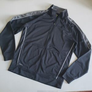 Men's Gray Full-Zip Jacket